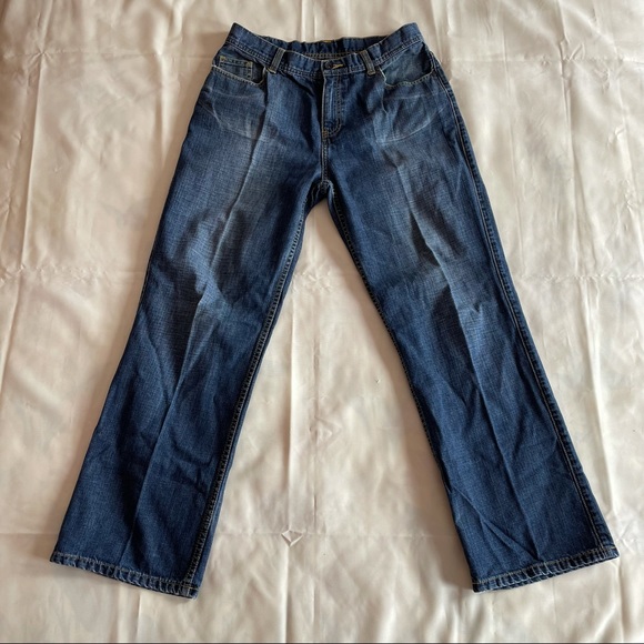 Dkny Denim - 2/$45 dkny- dark wash mid rise straight leg loose jeans